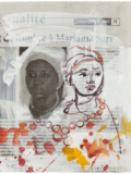 2015, Acryl, Fineliner und Aquarell auf Zeitungspapier, 28 x 21 cm Les secrets de la résidence – Saint Louis, Senegal