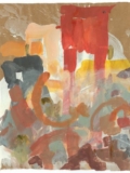 2008, Acryl auf Karton, 42 x 33,5 cm Nur das Gespinst versteht zu leuchten